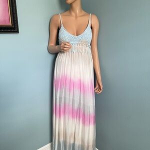 Elegant Crochet Maxi Dress